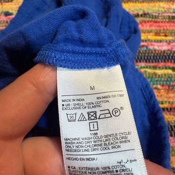 old navy cobalt blue maxi dress size medium - Picture 4 of 4